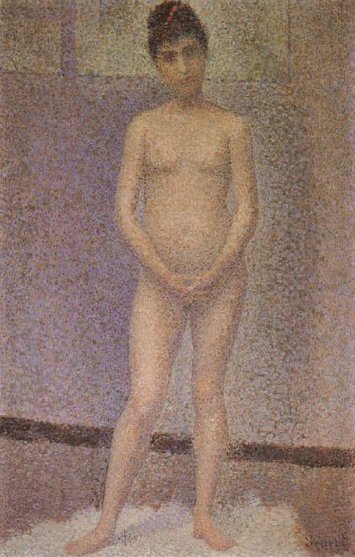 Georges Seurat A standing position of the Obverse Germany oil painting art